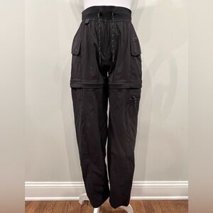 lululemon athletica Black Convertible Cargo Joggers